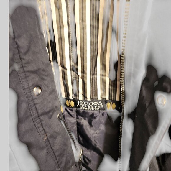 Ohio State University Winter Coat Holloway Mens Small Black Polyester/Nylon - Picture 3 of 10